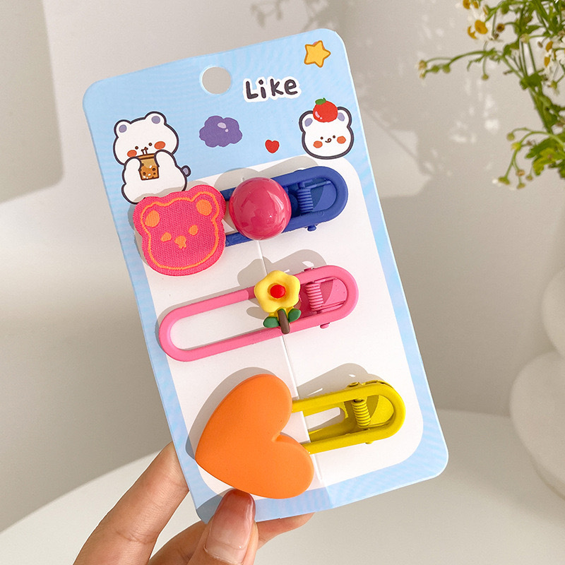 Perder dinero, limpiar el inventario, horquilla para niños al por mayor, horquilla para niñas, pinza lateral de flequillo para niñas, horquilla rota, accesorios para el cabello lindos