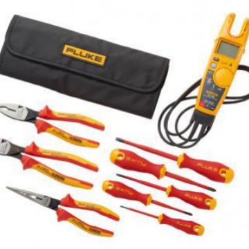 Fluke T6-1000非接触式电压钳表/376FC True-RMS钳表+绝缘工具包
