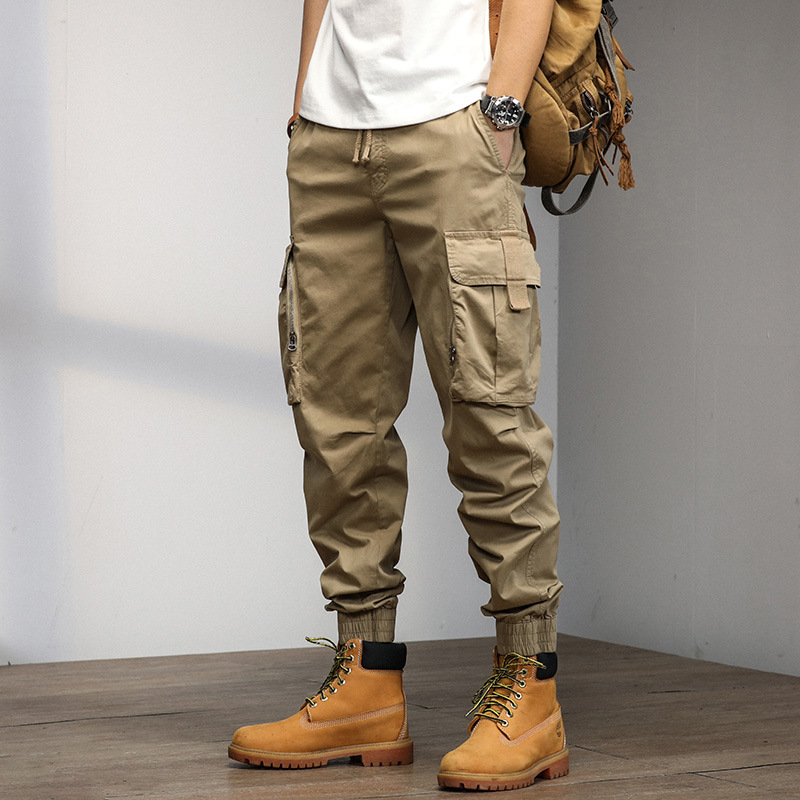 Cargo Pants Men's Loose Casual Leggings Trousers 2024 Spring & Fall New Men's Pants Wholesale Harem Pants Men