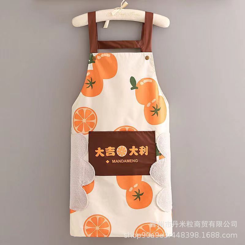 防水エプロン女性家庭用キッチン新型小清新ウエスト飲食専用韓国版作業服は男性の大人を決めることができます。|undefined