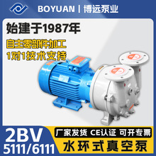 湖北博远2BV5111/6111水环式真空泵5.5kW铸铁304抽真空液环泵防爆