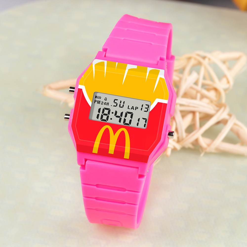 Reloj electrónico al aire libre para estudiantes adolescentes de secundaria y secundaria nocturna despertador cuadrado reloj electrónico