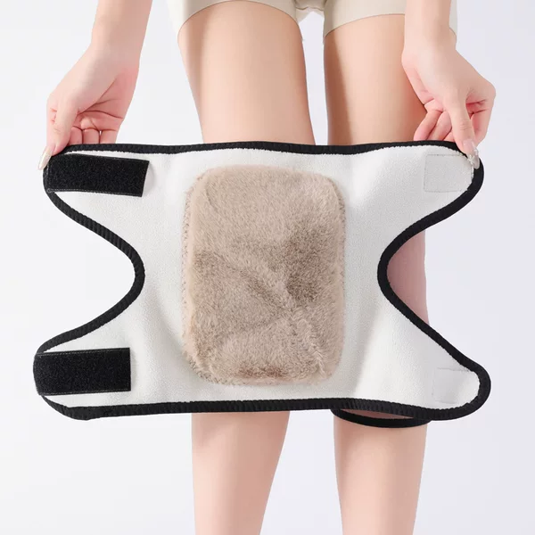 Thickened and Fleece-Lined Knee Warmers for Autumn and Winter, Outdoor Cycling Joint Protection, Cold and Windproof Leg Warmers for Delivery and Running