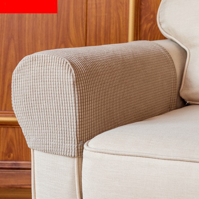 Sofa Armrest Cover Fabric Plush Corn Velvet Three-Dimensional Velvet Armrest Cover Convenient Universal Style Nordic Style