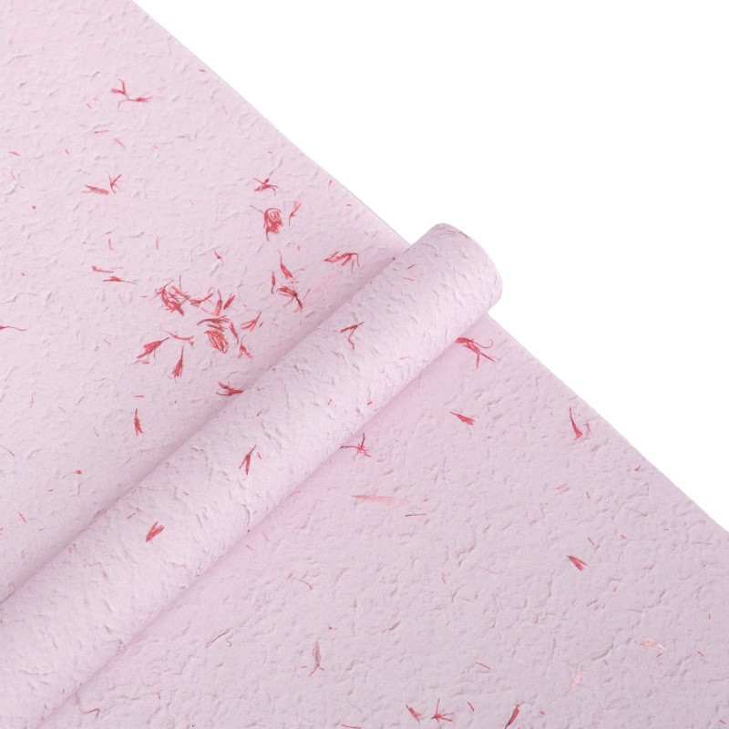 Nuevo papel de pétalo desmenuzado, papel de estilo, papel de embalaje de ramo, papel de embalaje de flores de alta calidad, papel Dongba, papel floral, lote