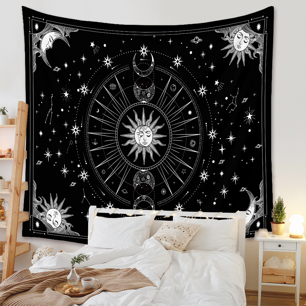 Home Cross-border Bohemian Tapestry Room Decoration Wall Cloth Mandala Decoration Cloth Tapestry display picture 86