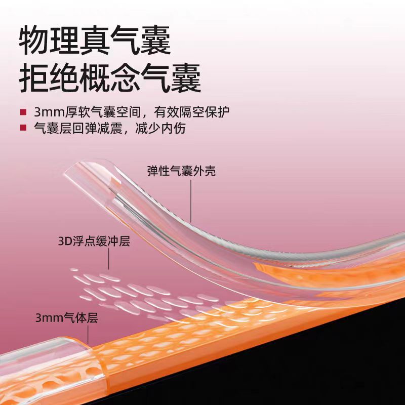 Aplicable para iPhone16promax airbag anti-caída Teléfonos móviles Apple 16pro succión de moda