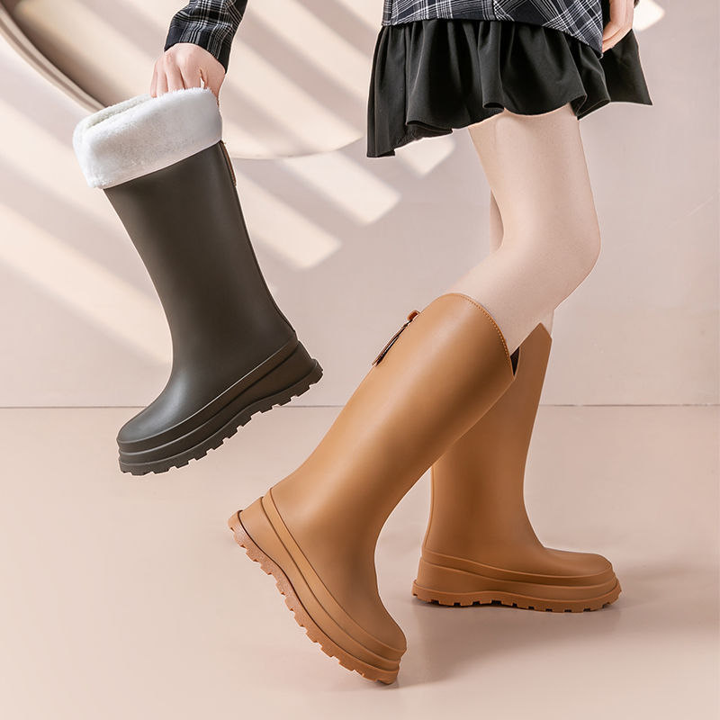 thumbnail image 2 of Rain Boots For Women Waterproof Mid Calf Anti-Slipping Garden Shoes Comfortable 2 of 13