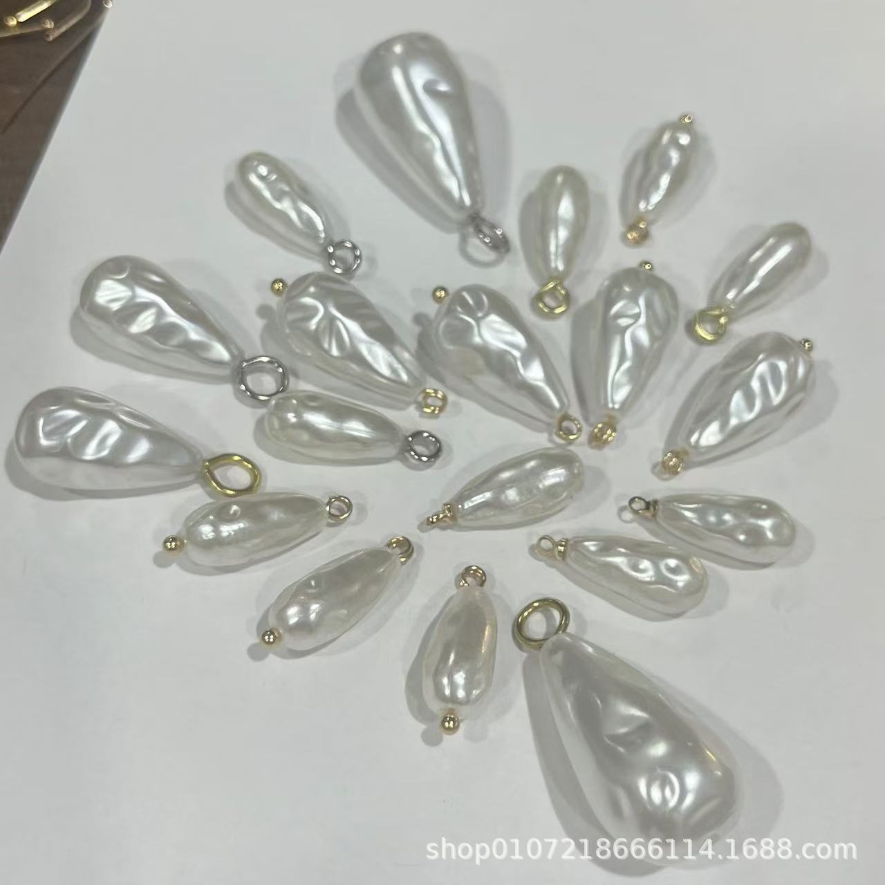 巴洛克异形珍珠挂件 项链 耳环 拉链头 衣服 包包 头饰装饰品