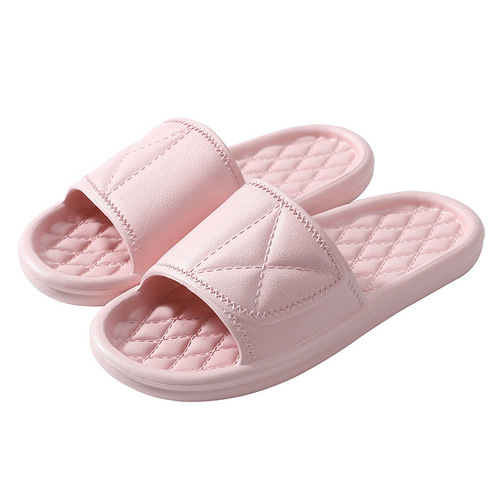 Slippers Wholesale Summer New Style Sandals Women's Indoor Solid Color Home Deodorant Bathroom Anti-Slip Bathing Household Slippers