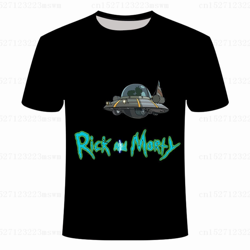 Jit/Pod/Cross-Border Hot-Selling New Rick and Morty Cartoon 3D Digital Print T-Shirt Cartoon Foreign Trade Jit/Pod/Cross-Border Hot-Selling New Rick and Morty Cartoon 3D Digital Print T-Shirt Cartoon Foreign Trade