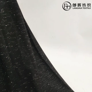厂家新品银丝汗布 120g人棉睫毛银丝布 连衣裙吊带靠垫针织布定制