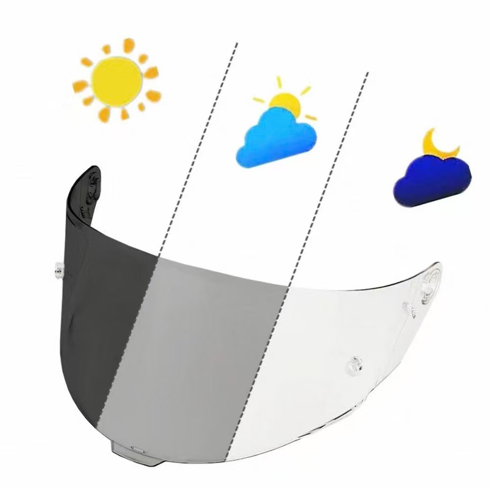 Motorcycle Helmet Lens Riding Windproof Suitable for Kyt Full-Face Helmet Lens Electroplating Lens