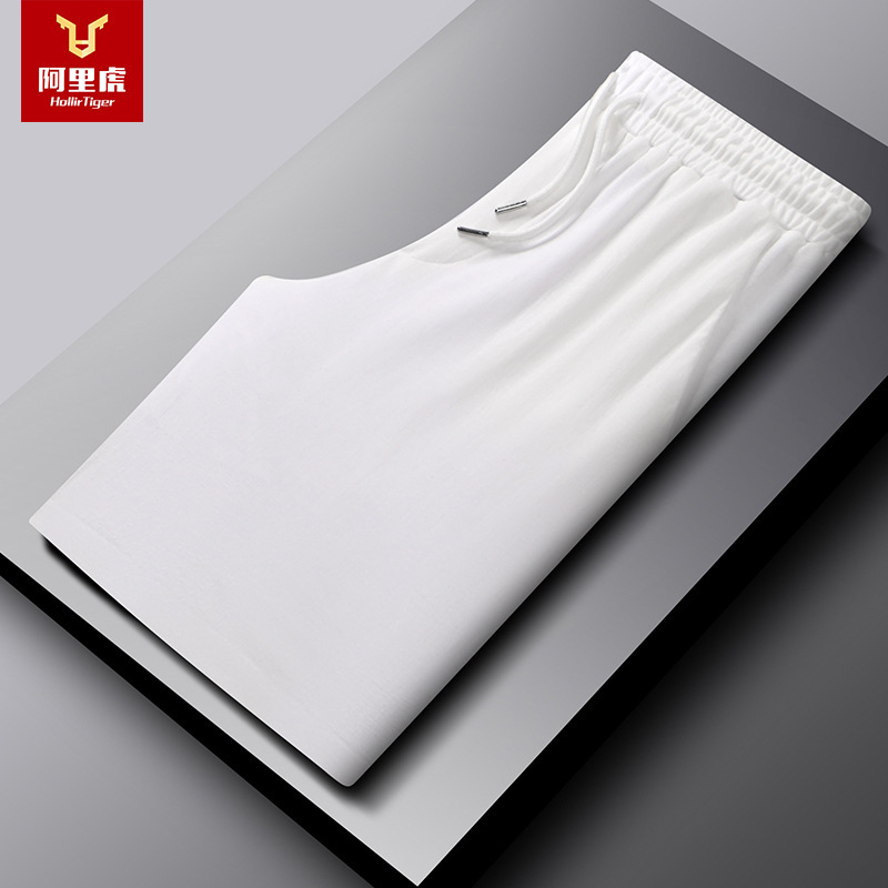 Linen Men's Short Pants Summer Stretch Sports Fashion Shorts Men's Loose Quick-drying Sweetpants Casual Pants Men's Linen Men's Short Pants Summer Stretch Sports Fashion Shorts Men's Loose Quick-drying Sweetpants Casual Pants Men's