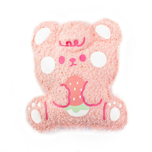 Creative mini water-filled hot water bottle hand warmer plush cartoon water-filled hot water bottle plush student cute warm baby