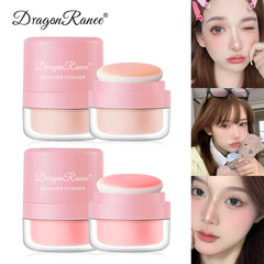 Cross-border lazy air cushion blush, skin-friendly rouge powder, nude makeup to brighten skin tone, matte mushroom head, pat pink rouge powder