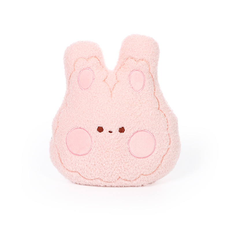 かわいいバニーカーシートクッション秋と冬ぬいぐるみ暖かく快適な肥厚カーシートカバー漫画カーシートクッション|undefined