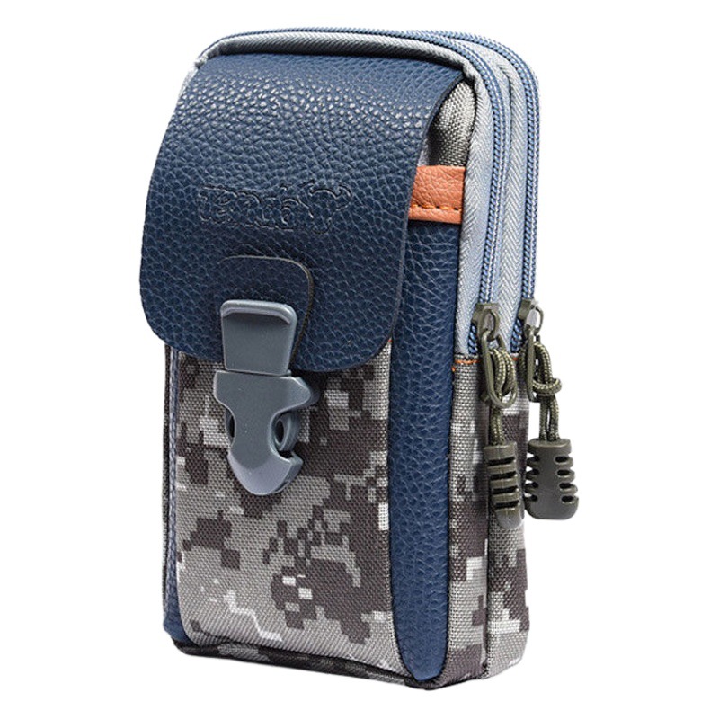 2020 New Model 7inch Mobile Phone Bag for Men with Belt, Multifunctional Waterproof Outdoor Oxford Cloth Tactical Construction Site Tactical Bag