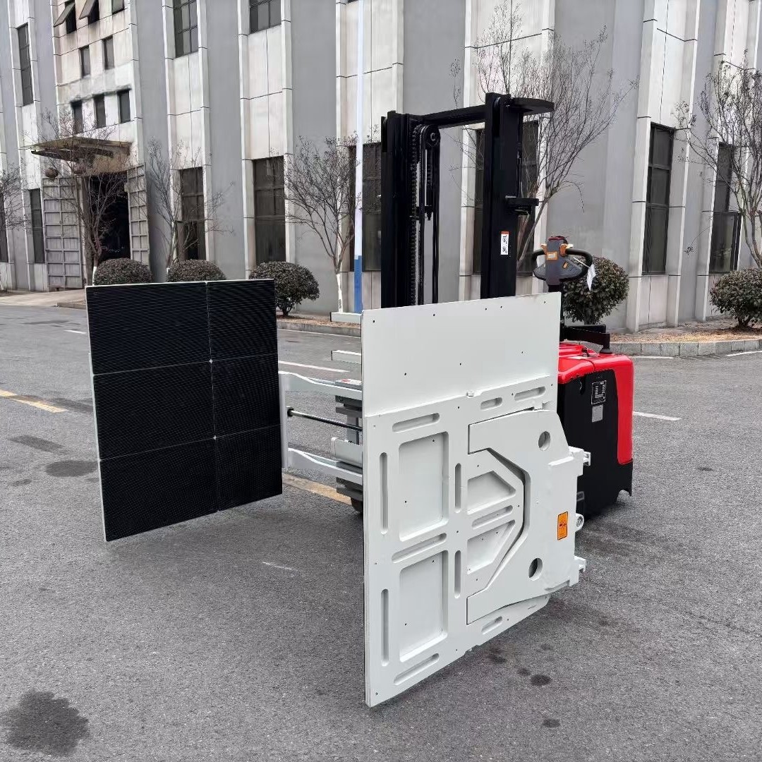 非标全电动抱夹叉车旋转360度油桶布卷海绵纸包翻转夹抱机抱夹器