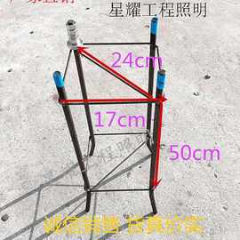 道路灯地脚笼户外预埋件太阳能立杆监控杆基础笼高杆灯草坪灯成套