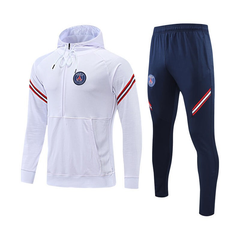 Autumn and Winter Football Suit Long-Sleeved Sports Training Suit Football Jersey Team Uniform Printing Competition Suit Pullover Half-Zipper Jacket