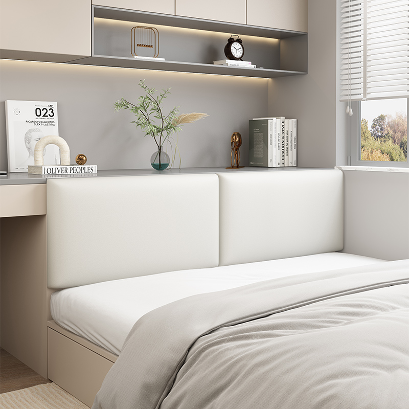 Tatami wall soft bag wall self-adhesive no bedside cushion children's room anti-collision kang wall large back cushion custom