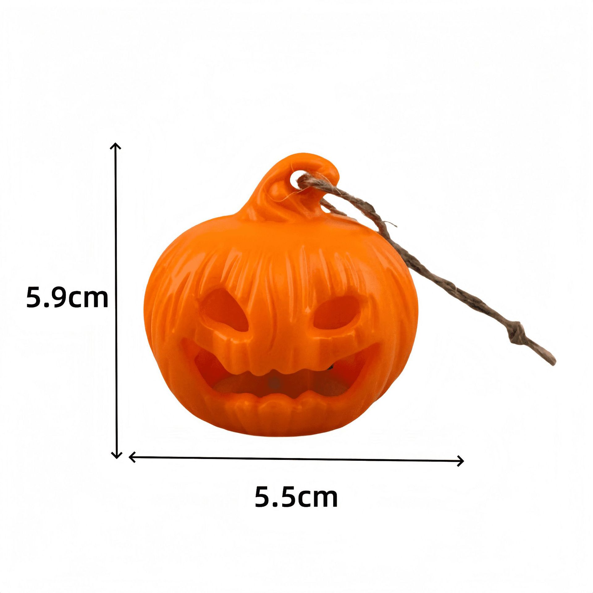 Halloween transfronterizo iluminado cabeza de calabaza lámpara vela fiesta esqueleto decoración adornos horrores accesorios lámparas murciélagos