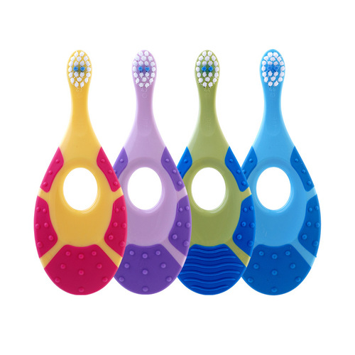 Jordan Baby Toothbrush and Toothpaste Set 4 Months to 1-2-3-6 Years Soft Bristle Milk Teeth One-Year-Old Child