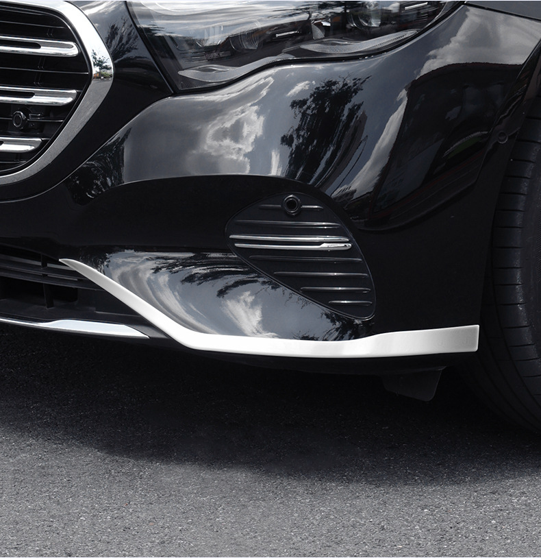 Suitable for Mercedes-Benz E-Class Front Bumper Decorative Trim Strips E300L/E260L Anti-Collision and Anti-Scratch Exterior Trim Modification Accessories
