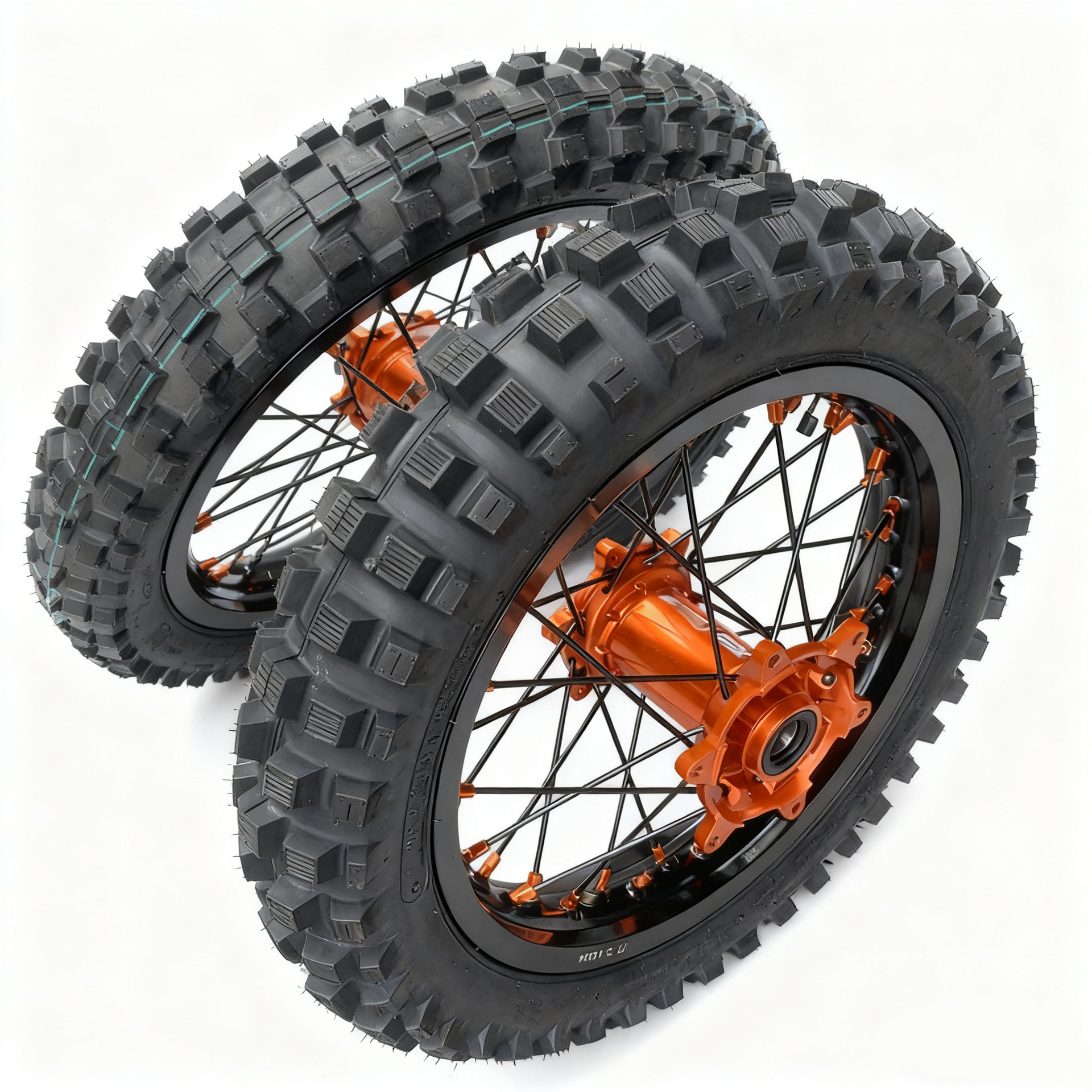 Huayang Bosol New Aristocratic Modified Cnc Wheels Front 21 Rear 18 Aluminum Alloy Rims Tires Front and Rear Wheel Assembly
