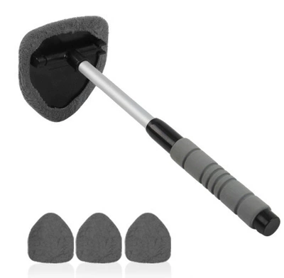 Car cleaning tools – Cleaning Brush, Retractable Microfiber Car - gray-4-piece-set