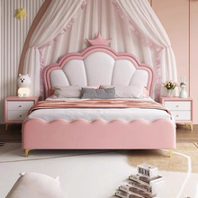 �ʹڹ�������ͯ��1.8m1.5m1.35m1.2m��ľܛ����ͯ��Ƥ��һ������