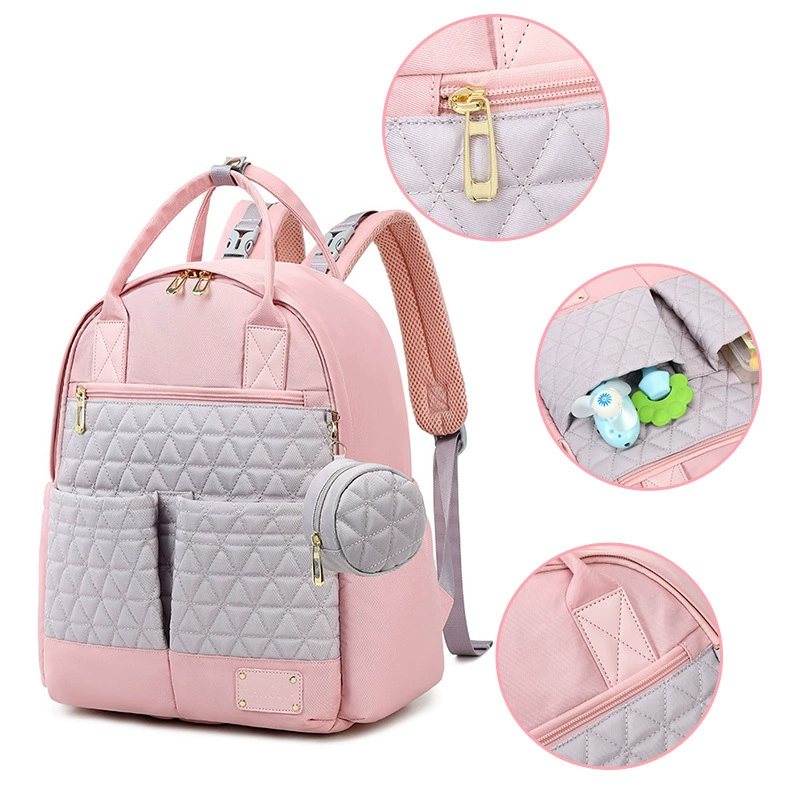 Capacious universal linen bag for mother and baby for leisure, 2023, for import, with embroidery