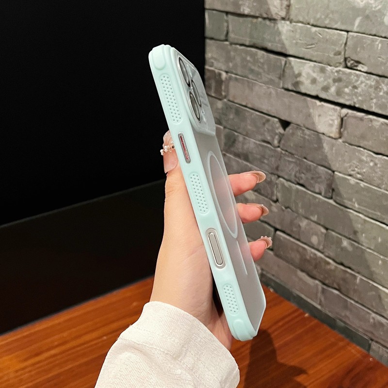 适用iPhone16手机壳秒变17大视窗磁吸细圈肤感散热防摔苹果保护套|undefined
