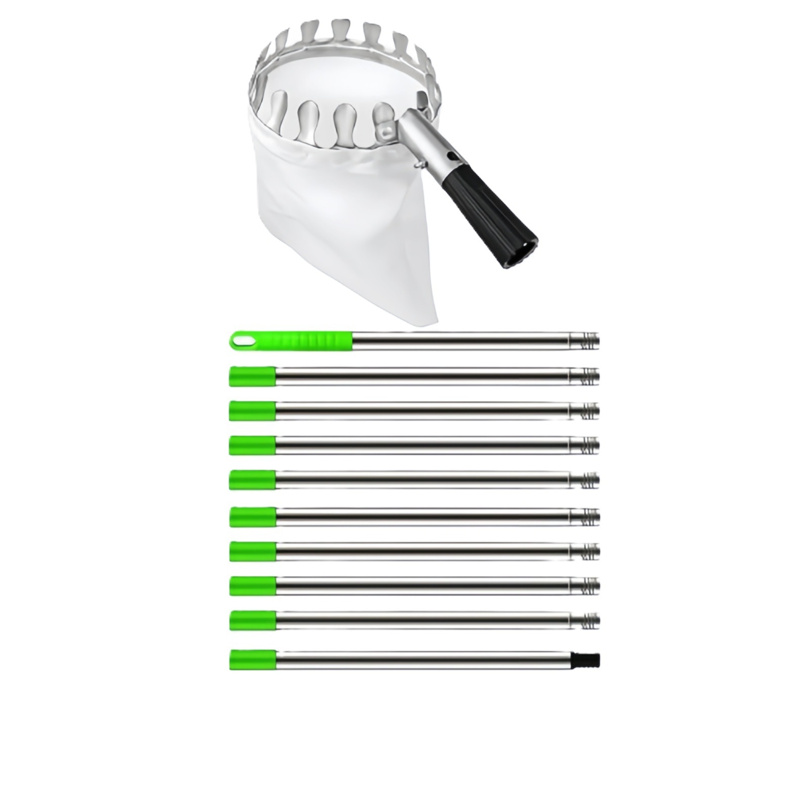 4m 접합봉(10개 섹션) + 과일 따기