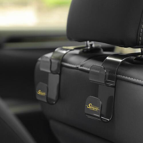 Car double hook multi-functional car rear seat back seat rear seat hook storage hook can hang mobile phone and tablet
