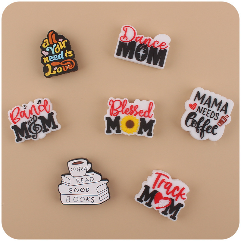 Nuevo bebé de dibujos animados MM amor danza girasol mordedor creativo DIY bebé mordedor chupete cadena pequeños accesorios