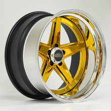 锻造铝圈定制三片式汽車輪圈wheels r20适用于Tesla Model 3轮毂