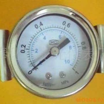 供应GU40，0-1MPA带支架1/8喷涂机饮水机点胶机包装机压力表