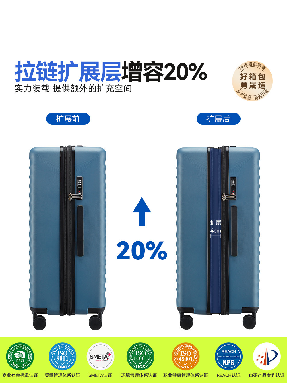 28 pulgadas anti-caída bloqueo de aduanas maleta de facturación transfronteriza de tres piezas maleta de viaje