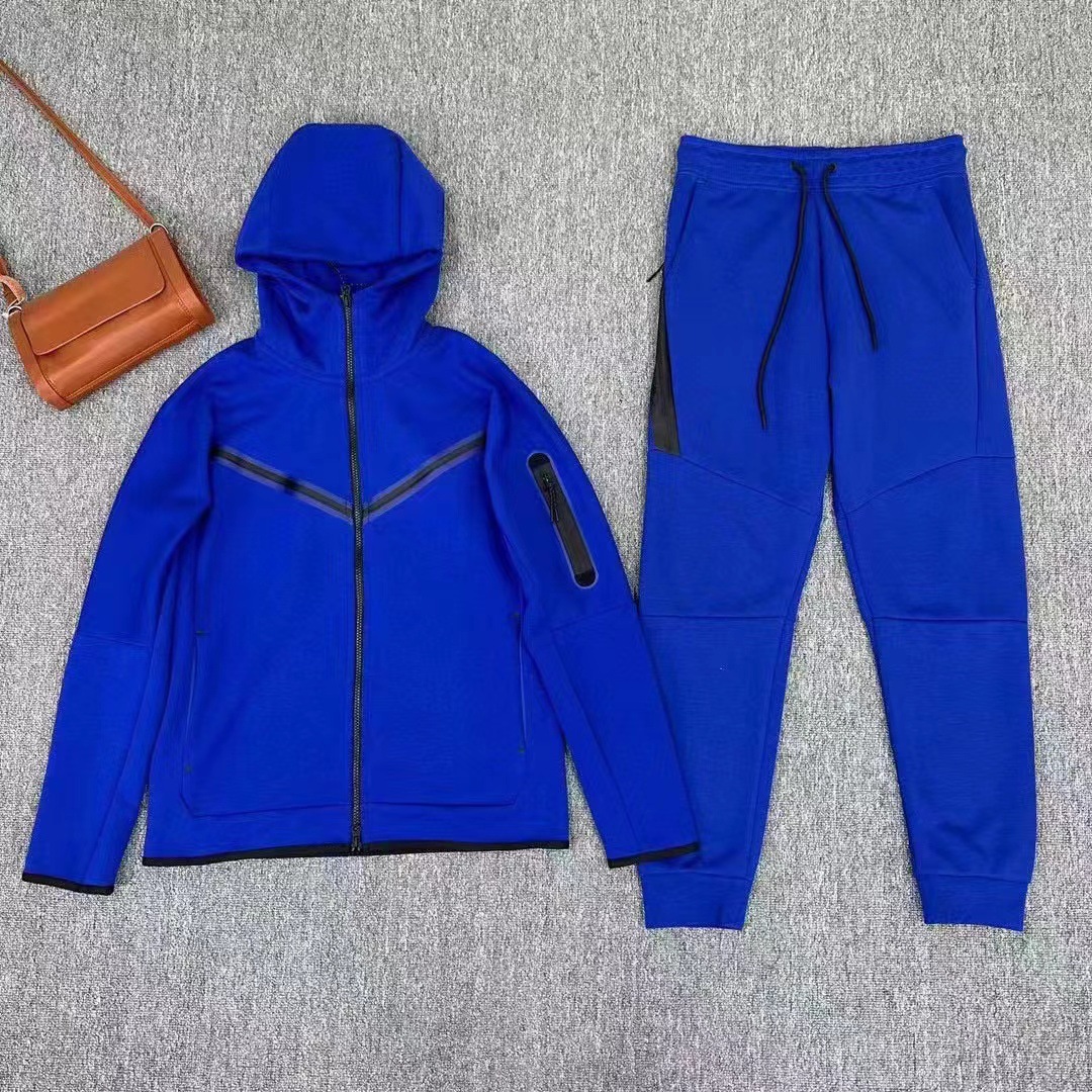 Roupas masculinas primavera e outono jaqueta masculina calças com capuz esportes casuais terno_voghion.com