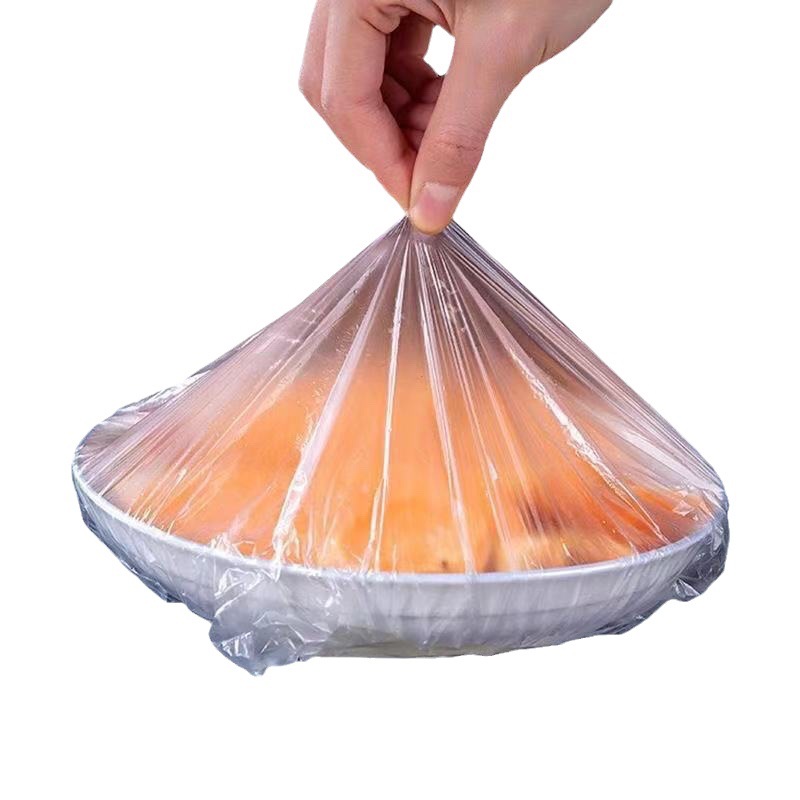 En stock suministro directo desechable cubierta de mantenimiento fresco hogar grado alimenticio refrigerador PE película cocina fresco-mantenimiento cubierta izquierda arroz