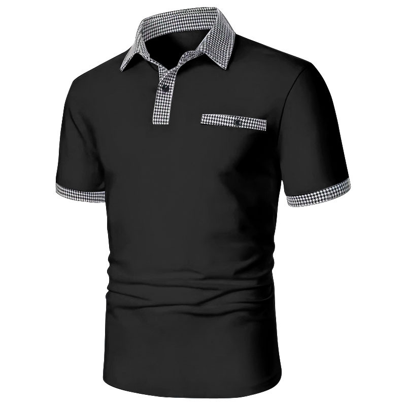 Men's Solid Color Printing Polo Shirt Men's Clothing display picture 7