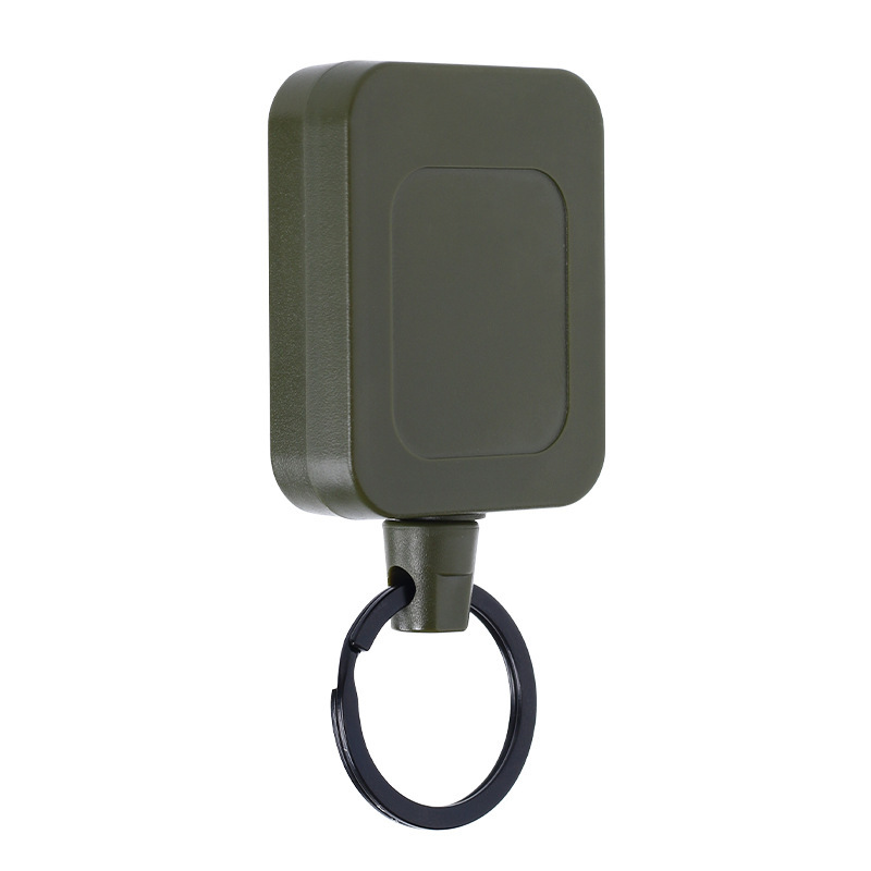 Fábrica de aleación de zinc fácil-Tire hebilla pistola gris hebilla telescópica fuerte tirador de alambre fácil-tirar del alpinismo alambre de acero herradura llavero