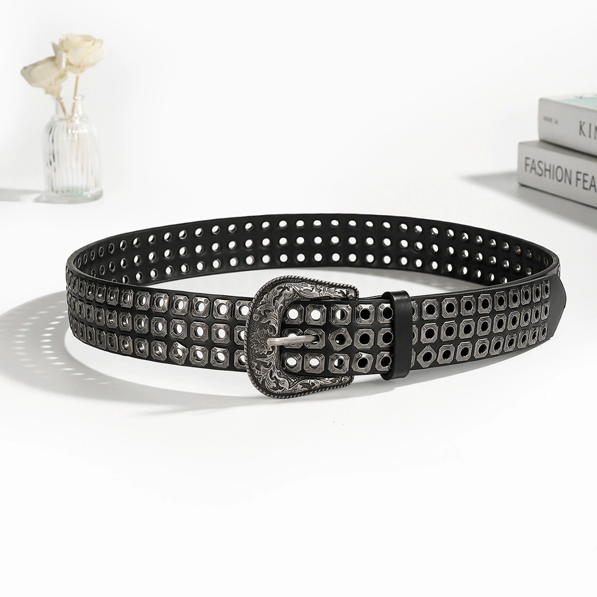 (Cross-border trading), trend belt for men and women, punk style, European style