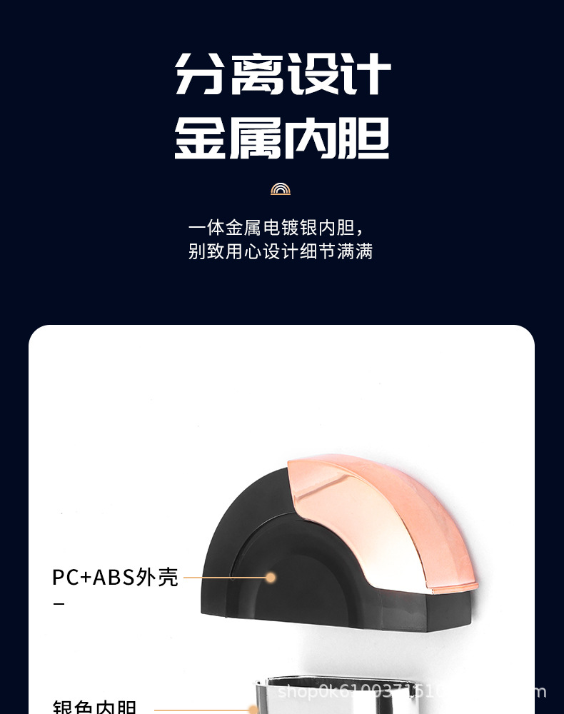 Car Ashtray, Car Door Ashtray, Windproof and Fly Ash-Proof, Metal Liner Ashtray, Creative Home and Car Dual-Use