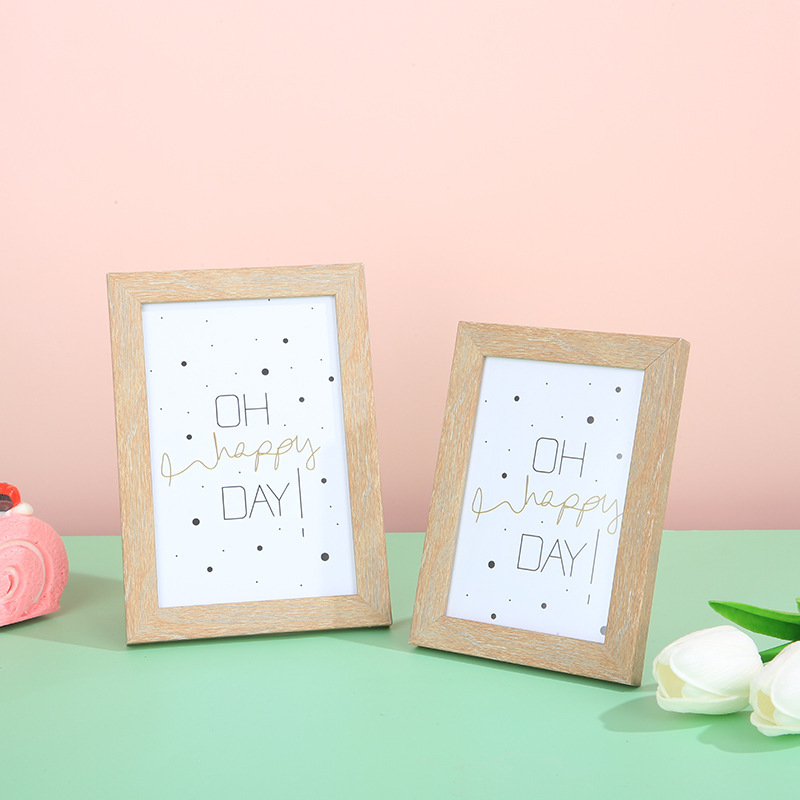 Manufacturer Wholesale Japanese and Korean Simple Ps Wood Color Foam Picture Frame Home Table Decoration 5inch 6inch 7inch 8inch Manufacturer Wholesale Japanese and Korean Simple Ps Wood Color Foam Picture Frame Home Table Decoration 5inch 6inch 7inch 8inch