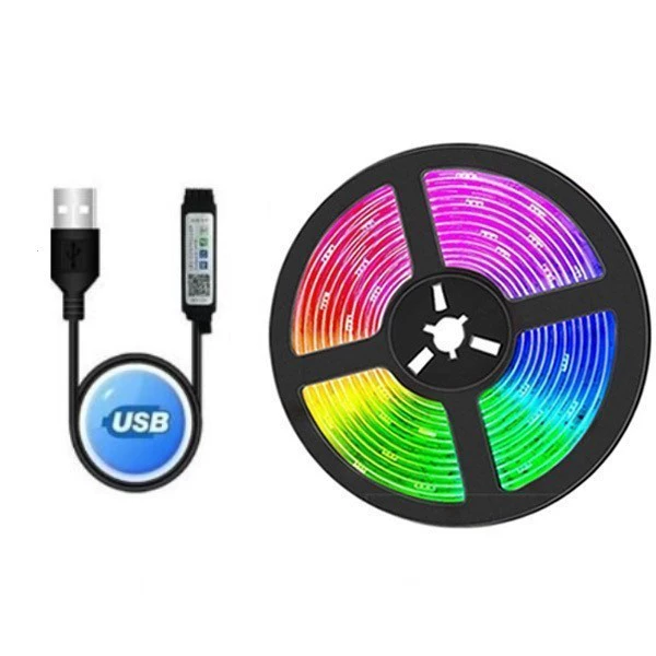 Христиан - безрам hot -selling 5050RGB лампа с 5V низкого давления лампа с LED самоклеящийся USB водонепроницаемая телевизионная фоновая атмосферная световая полоса
