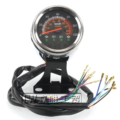 Atv Beach Vehicle Accessories Single Instrument Large Instrument Longding Electric Vehicle Big Bull Big Dinosaur Display Odometer (Motosiklet cihazları)