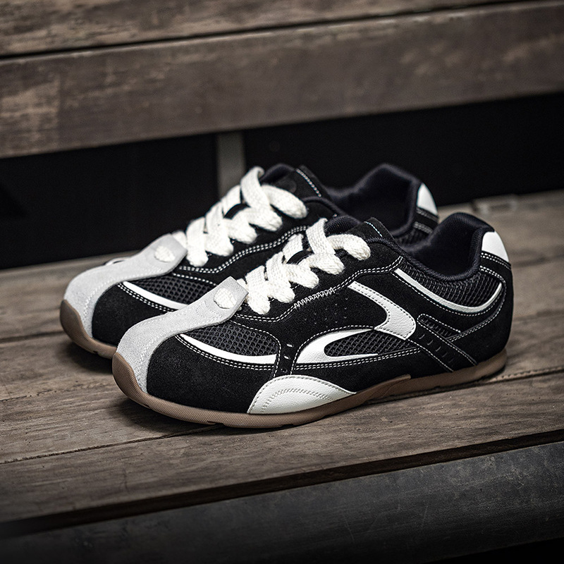Retro Deutsche Trainingsschuhe Atmungsaktive Flache Freizeitschuhe_voghion.com